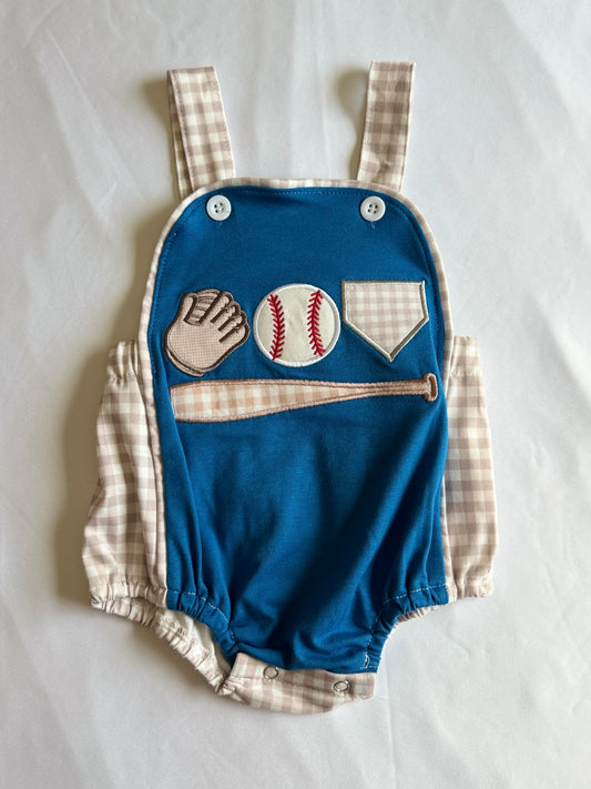 Baseball brother onesie