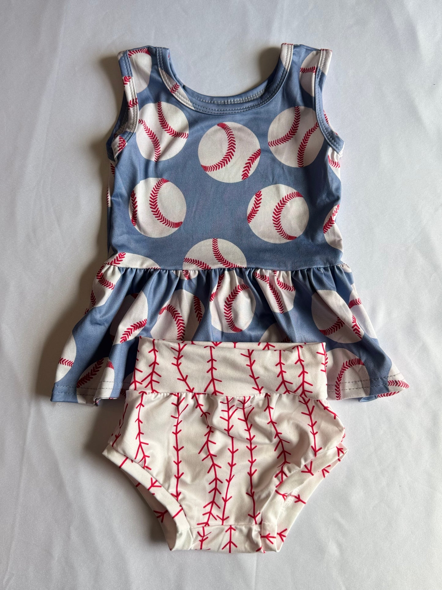 Baseball bloomer set