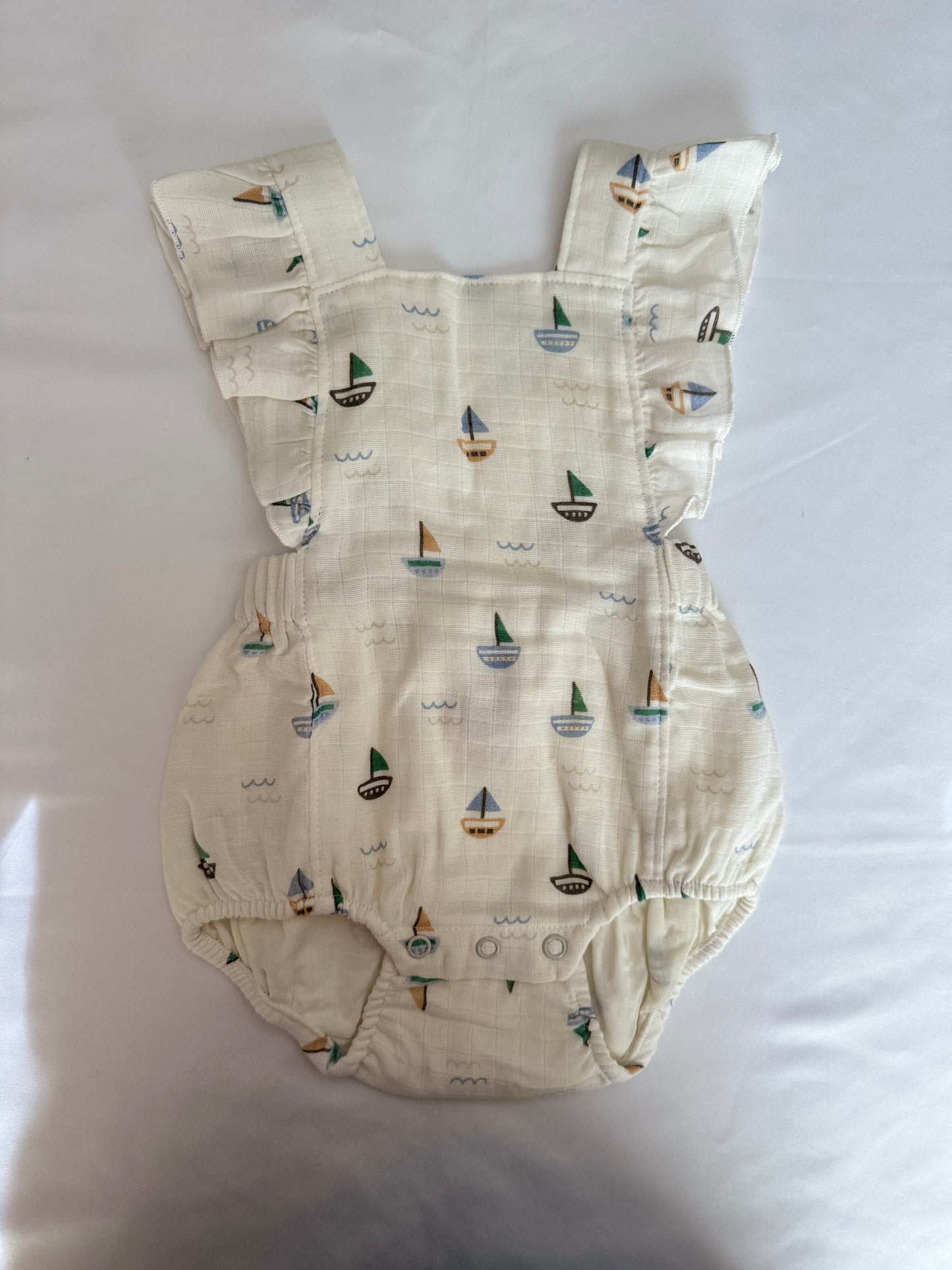 Sailor Crew girls ruffle onesie
