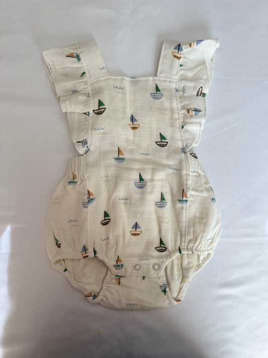 Sailor Crew girls ruffle onesie
